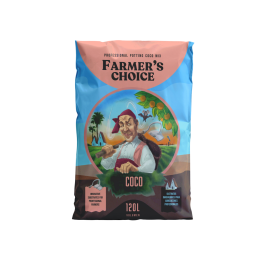 Sustrato Coco 120 L Farmer's Choice - Cultivo Eficiente