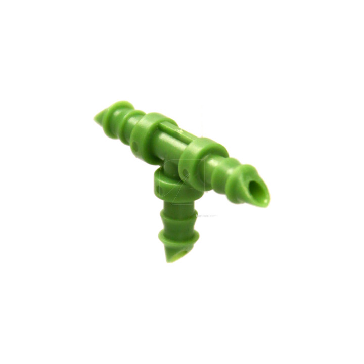 Unión T Floraflex ¼” para Riego - Conexión Personalizada