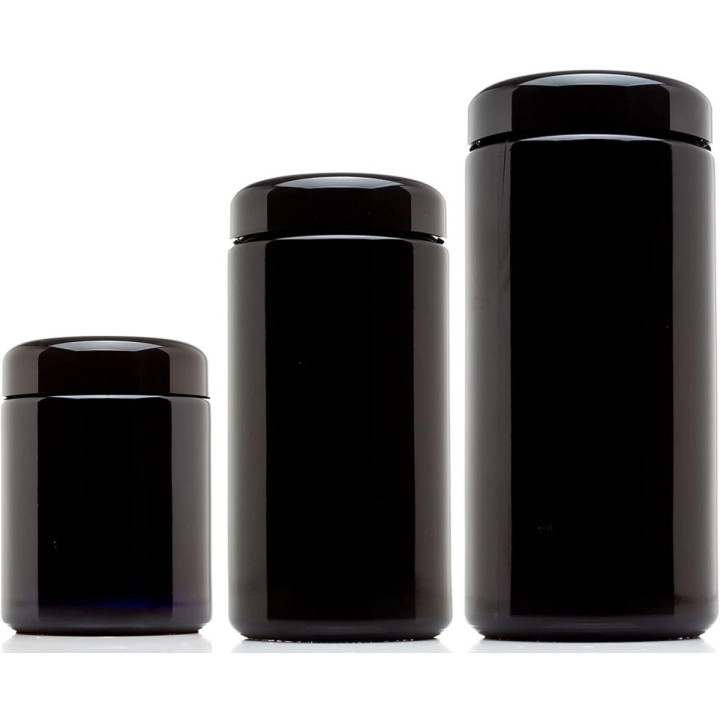 Bote de Conservación UV Negro 1000 ml - Poppins Lab