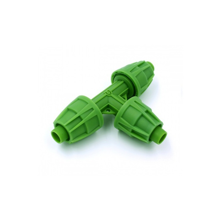 Empalme T 16-17 mm - FLORAFLEX® (12 u) | Riego Eficiente