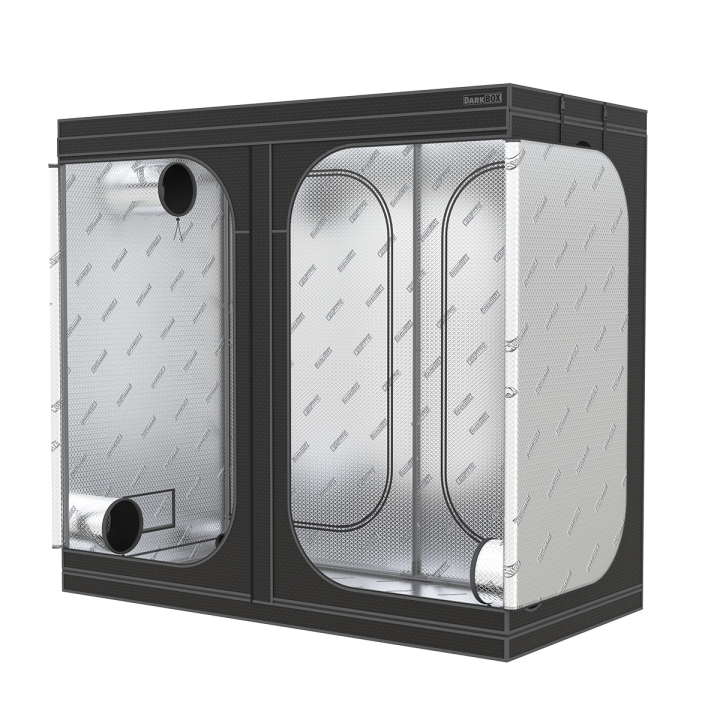 Invernadero Dark Box PRO 4.8x2.4x2.4 - Cultivo Eficiente