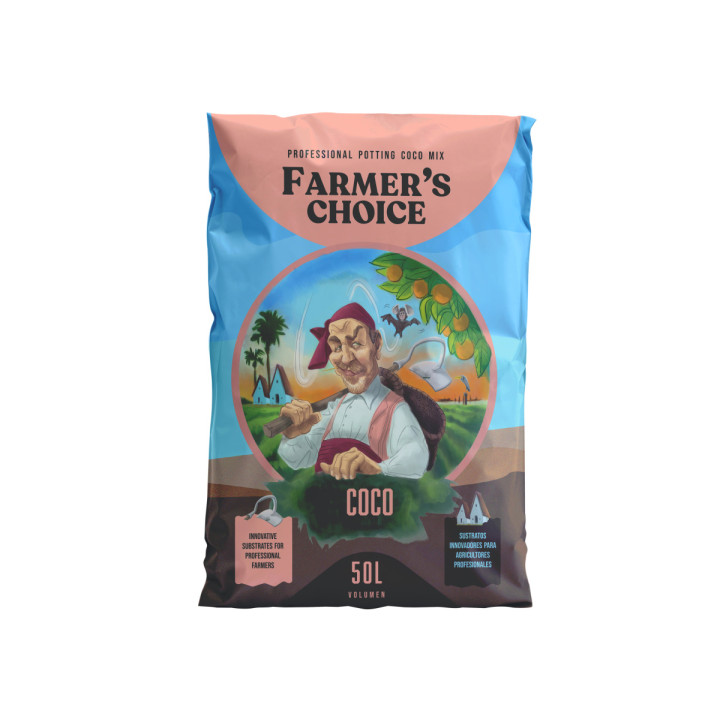 Sustrato Coco 50 L Farmer's Choice - Ideal para Cultivos