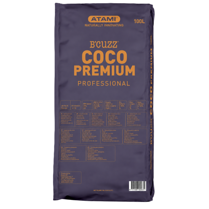 Sustrato Coco Premium Professional 100 L Atami | Alta Calidad