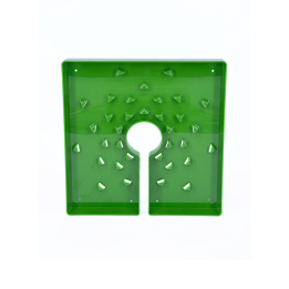 Tapa de Maceta Cuadrada Verde 15 cm - VDL
