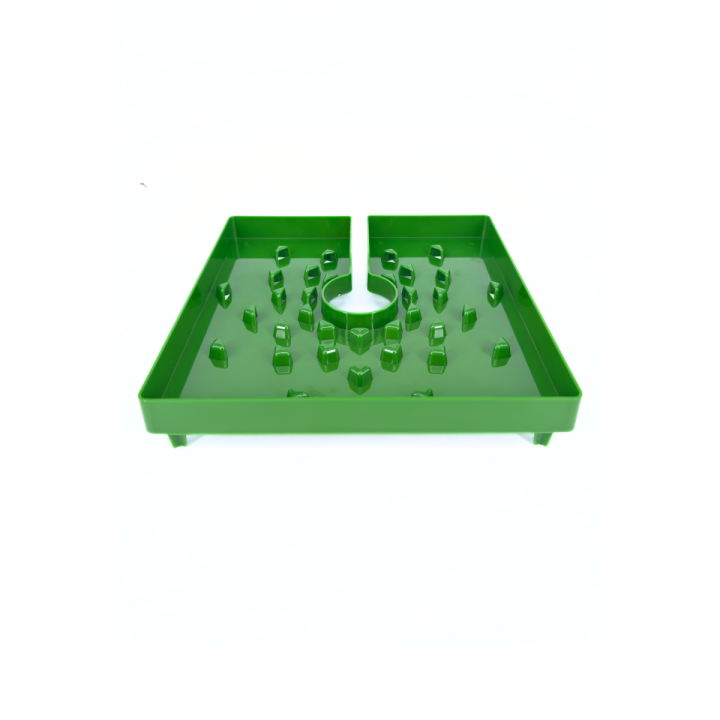 Tapa de Maceta Cuadrada Verde 15 cm - VDL