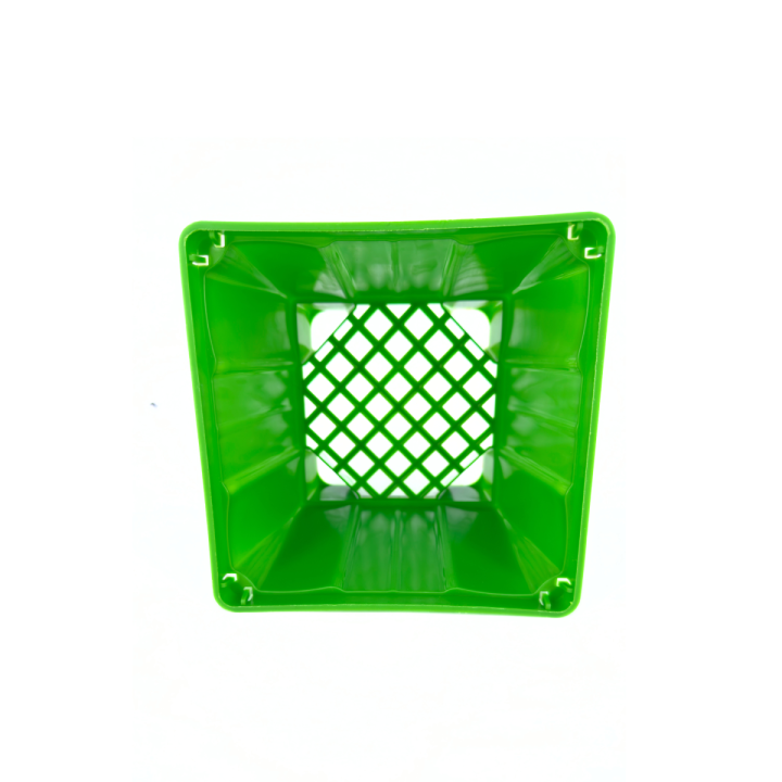 Maceta Cuadrada Verde 15 cm - VDL | Suministros Hortícolas
