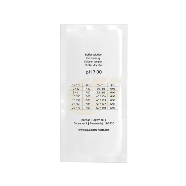 Solución de Calibración pH 7,00 - AQUAMASTER 20 ml
