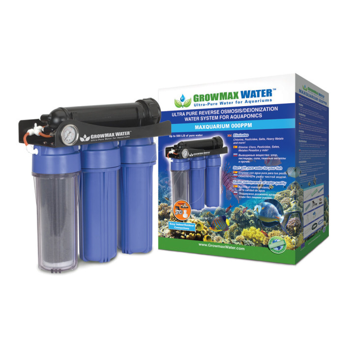 Sistema de Osmosis Inversa Maxquarium 000 PPM - GROWMAX WATER™