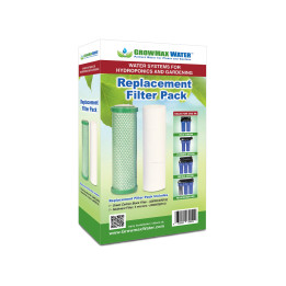 Pack Filtros de Recambio 10" GROWMAX WATER™ para Ósmosis