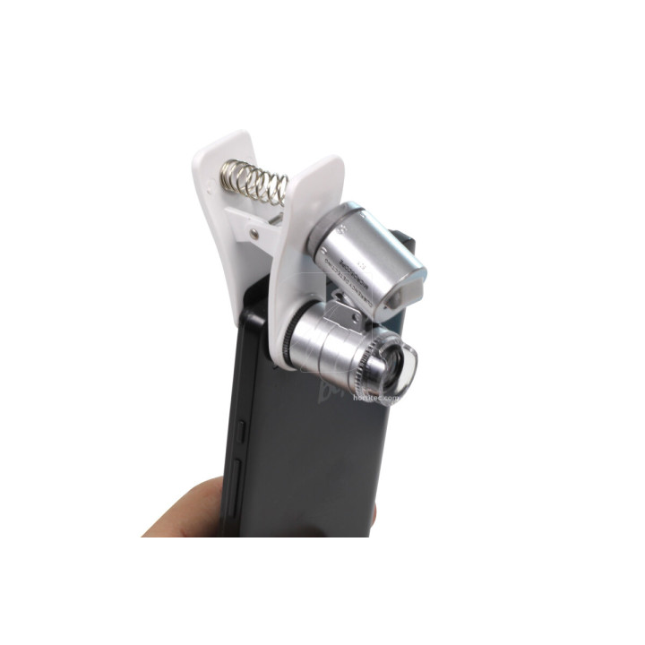 Microscopio 60x con Clip - Ideal para Detección de Plagas