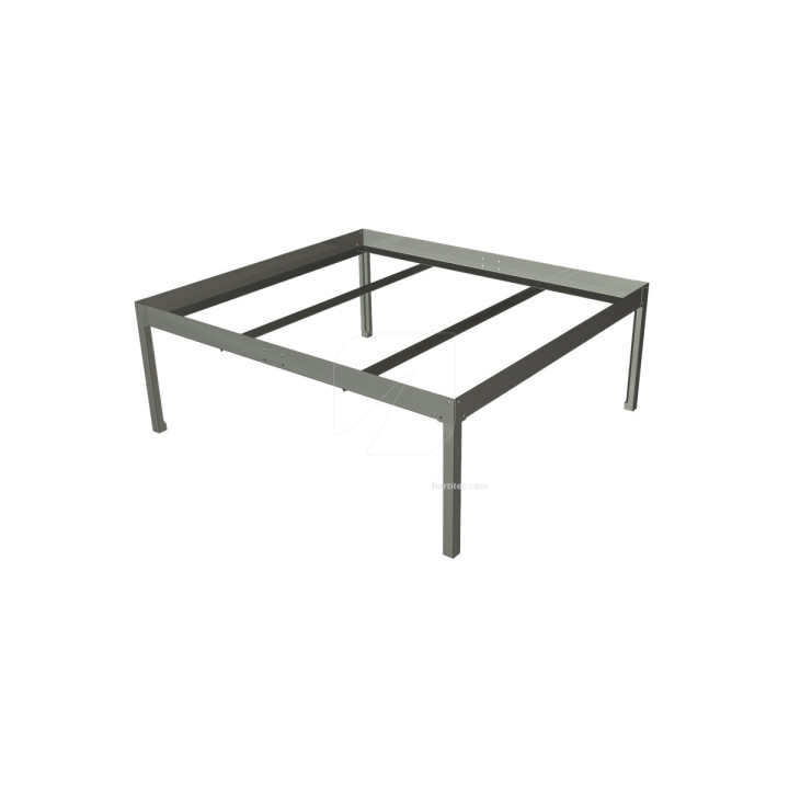 Soporte para Bandeja Gris 0,33 x 1,1 m - Cultivo Eficiente