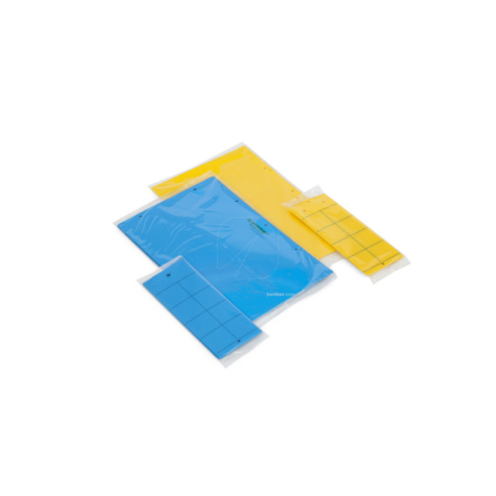 Trampas Adhesivas Azules 10x25 - Control de Plagas Ecológico