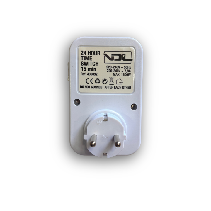 Temporizador Analógico VDL 30 min/24 h - Suministros Hortícolas