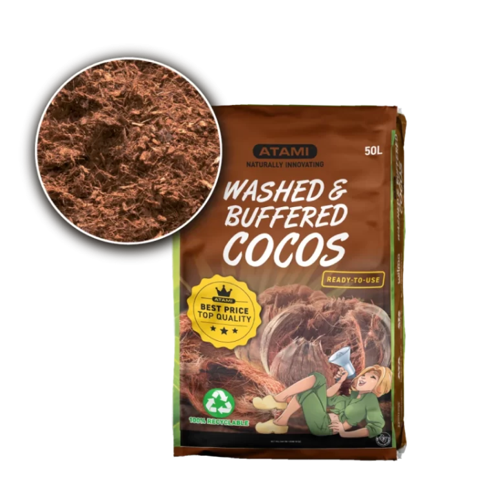 Washed & Buffered Cocos - Sustrato de Fibra de Coco Atami®