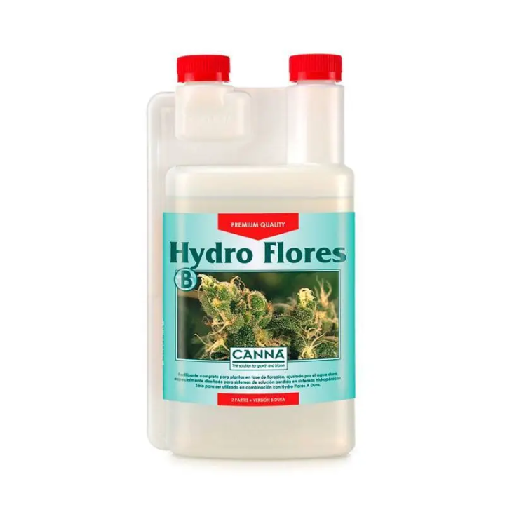 Hydro Flores B 1L Agua Dura Canna - Nutriente para Floración