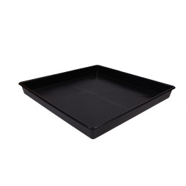 Bandeja Negra Cuadrada ECO 120x120 cm - Suministros Hortícolas