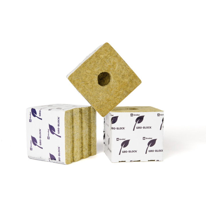 Grodan Bloque 100x100x65 mm Ag. Grande Improved - Sustratos