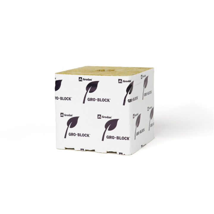 Grodan Bloque 150x150 mm - Sustrato de Lana de Roca