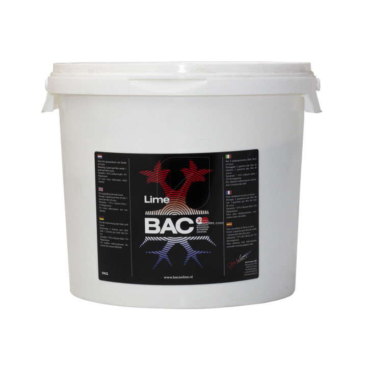Lime Chalk Calcio en polvo 5 Kg - BAC
