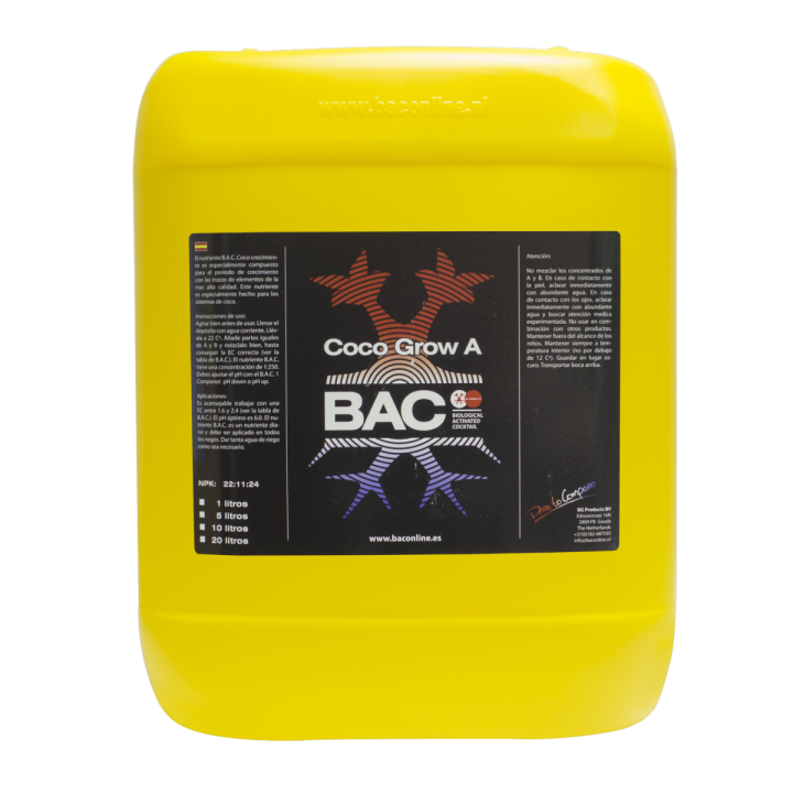 Coco A Grow 1 L BAC - Fertilizante para Cultivos
