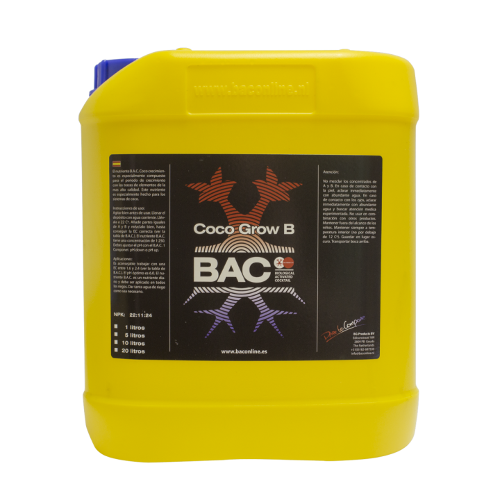 Coco B Grow 1 L BAC - Fertilizante para Cultivos de Coco