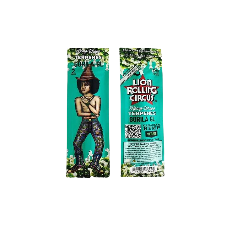 Papel Hemp Wrap Gorila - Lion Rolling Circus