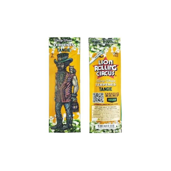 Papel Hemp Wrap Tangie - Lion Rolling Circus