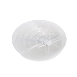Plato Redondo Plástico Transparente 20 cm - VDL