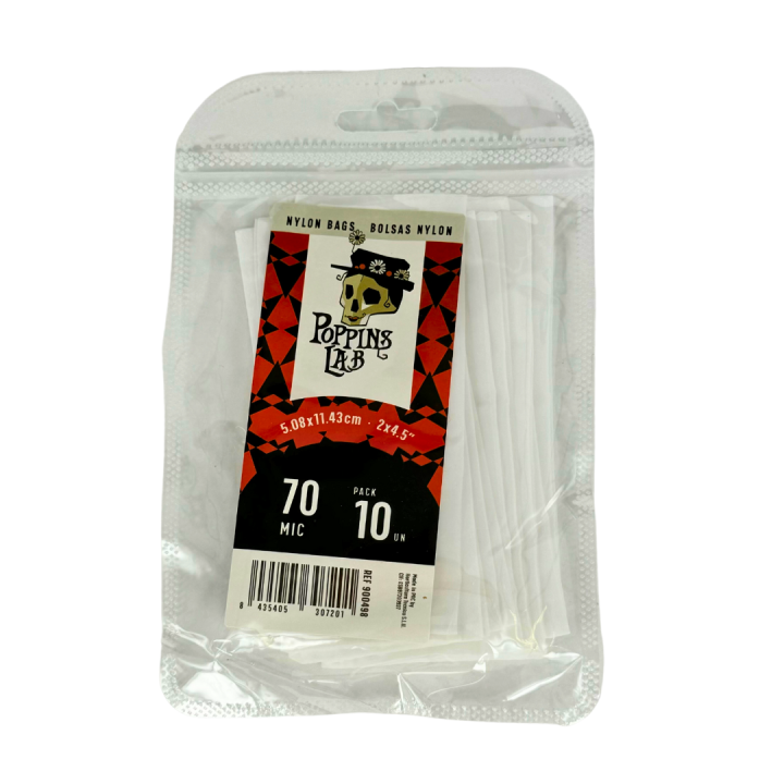 Bolsa Nylon 70 Mic 5x11cm (10 u) - Poppins Lab