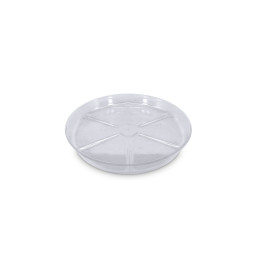 Plato Redondo Plástico Transparente 30 cm - VDL