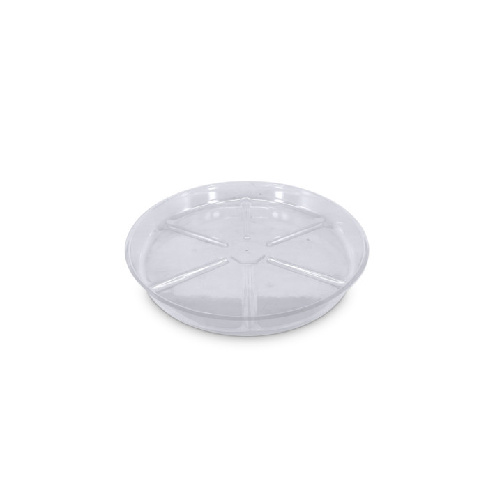 Plato Redondo Plástico Transparente 30 cm - VDL