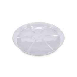 Plato Redondo Plástico Transparente 40 cm - VDL