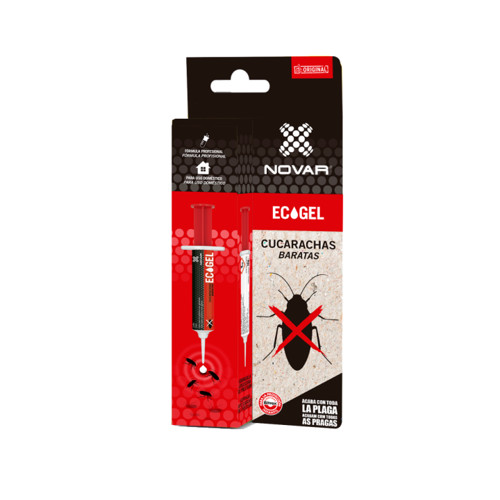 Jeringa Cucarachas 5 gr - NOVAR | Eficaz Insecticida