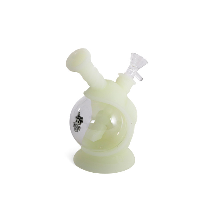 Bong Silicona Astronave 16,5cm Glow - Poppins Lab