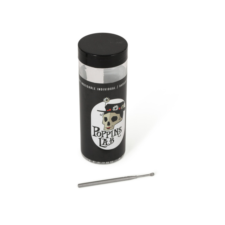Dabber Acero Inoxidable 9cm - Poppins Lab | Suministros Hortícolas