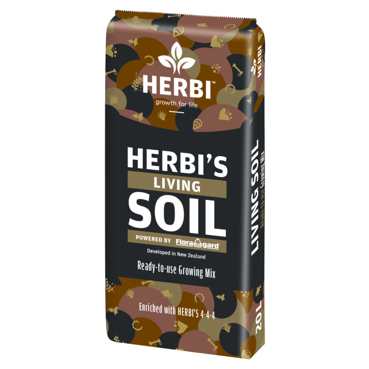 Herbi's Living Soil 20 L - Sustrato Natural Floragard