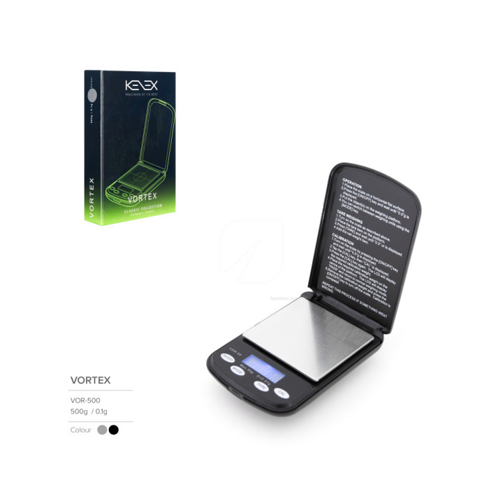 Báscula Vortex KENEX 0,1-500 g - Precisión Compacta