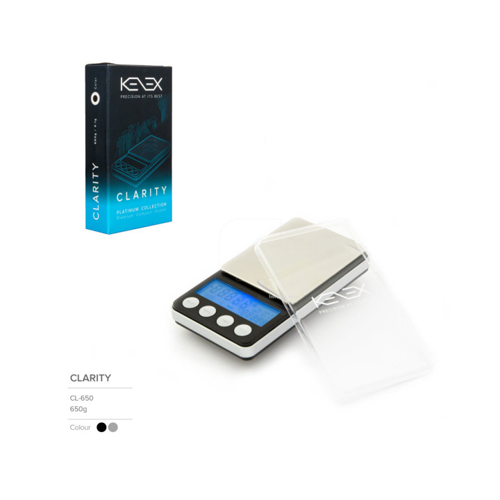 Báscula Clarity Kenex - Precisión 0,1-650 g