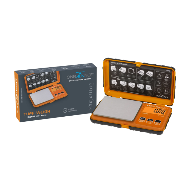 Báscula Tuff-Weigh Pocket 200 Naranja - ON BALANCE