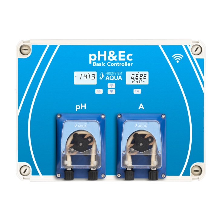Controlador automático básico de pH & Ec con conectividad WiFi ProSystem Aqua