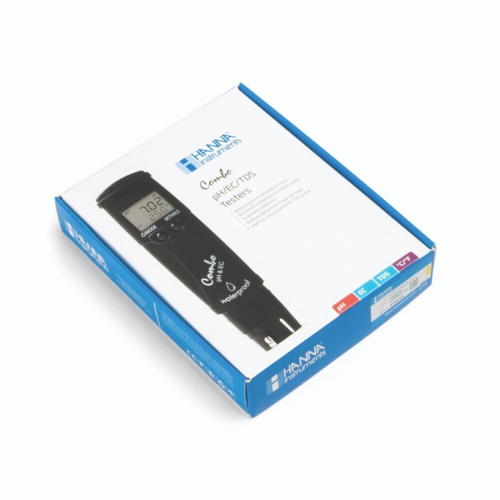 Tester pH / CE / TDS / Temperatura impermeable HI98129 Hanna