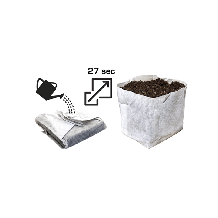 RapidRIZE Coco Block 3,8L - Sustrato de Cultivo House & Garden