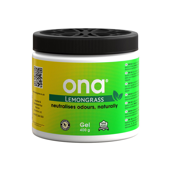 ONA Gel Lemongrass 400 gr - Neutralizador de Olores Eficaz
