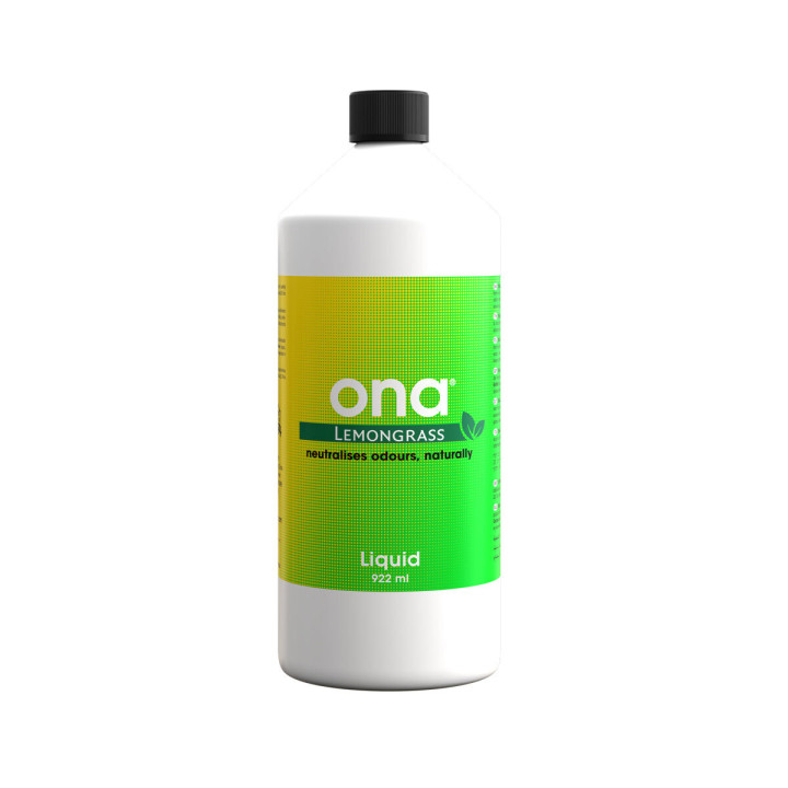 ONA Liquid Lemongrass 922 ml - Neutralizador de Olores Eficaz