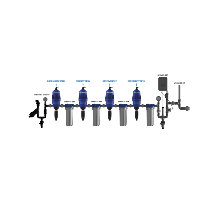 Bomba Dosificadora Dosatron D3RE3000BPVFHY para Riego