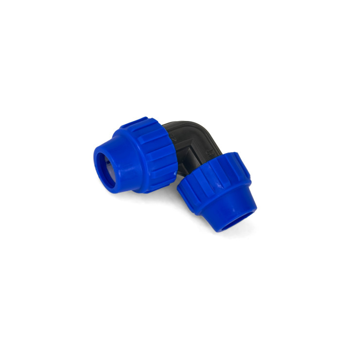 Codo 25 mm (10 u) Presión - Suministros Hortícolas