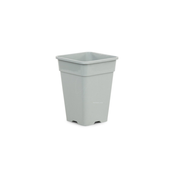 Maceta Cuadrada Blanca 22x22x27 cm - 25 uds | Suministros Hortícolas
