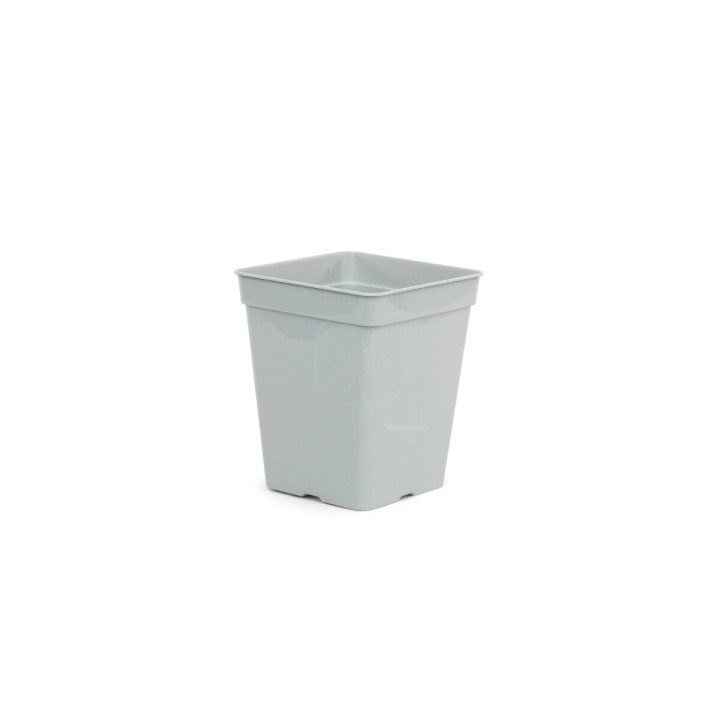 Maceta Cuadrada Blanca 22x22x27 cm - 25 uds | Suministros Hortícolas