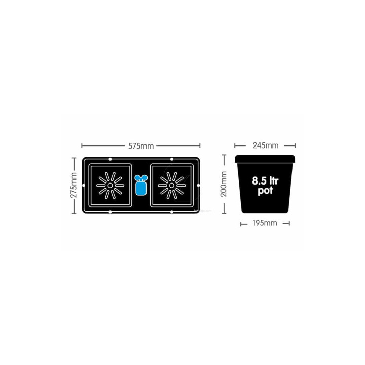 Easy2grow 2 - Maceta 15L Autopot™ para Cultivos Eficientes