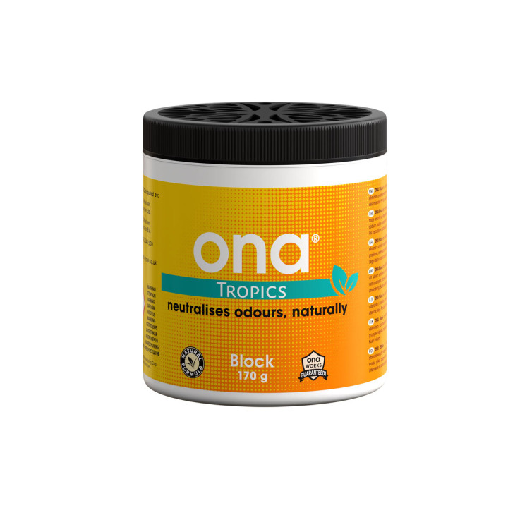 Ona Block Tropics 170g - Neutralizador de Olores Eficaz